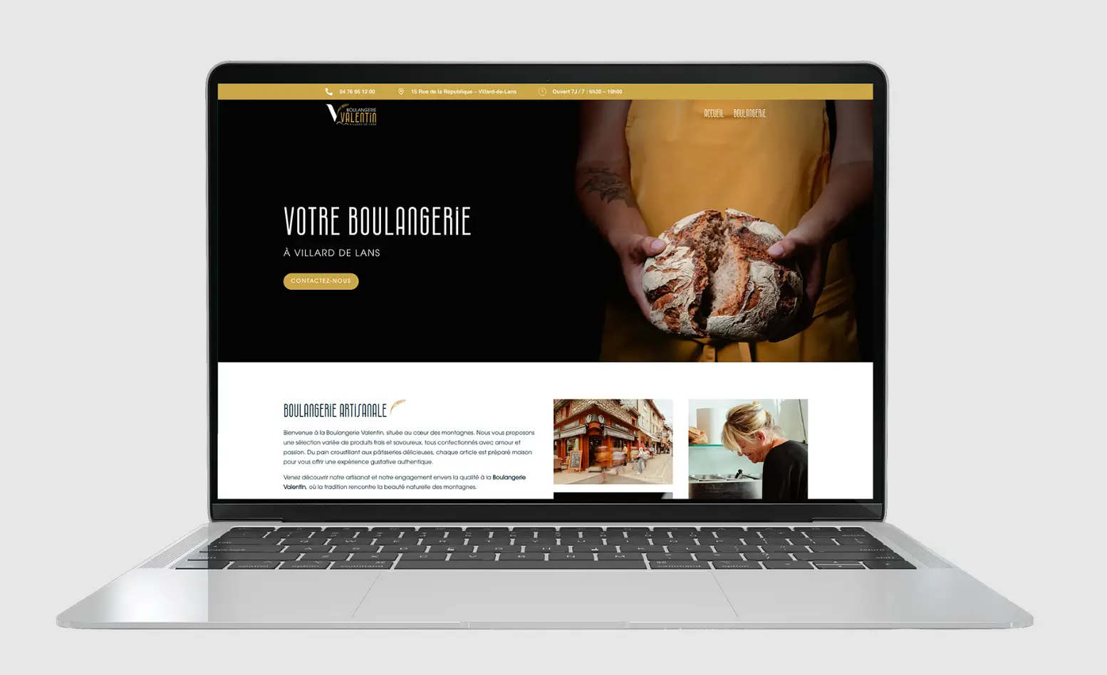 Projet Boulangerie Valentin